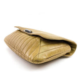 Hurrah Quilted Leather Shoulder Bag Beige Khaki.