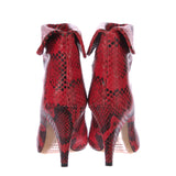 Isabel Marant Red Snake Lisbo Boots