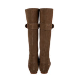 Chloe Knee-High Flat Paddington Boots
