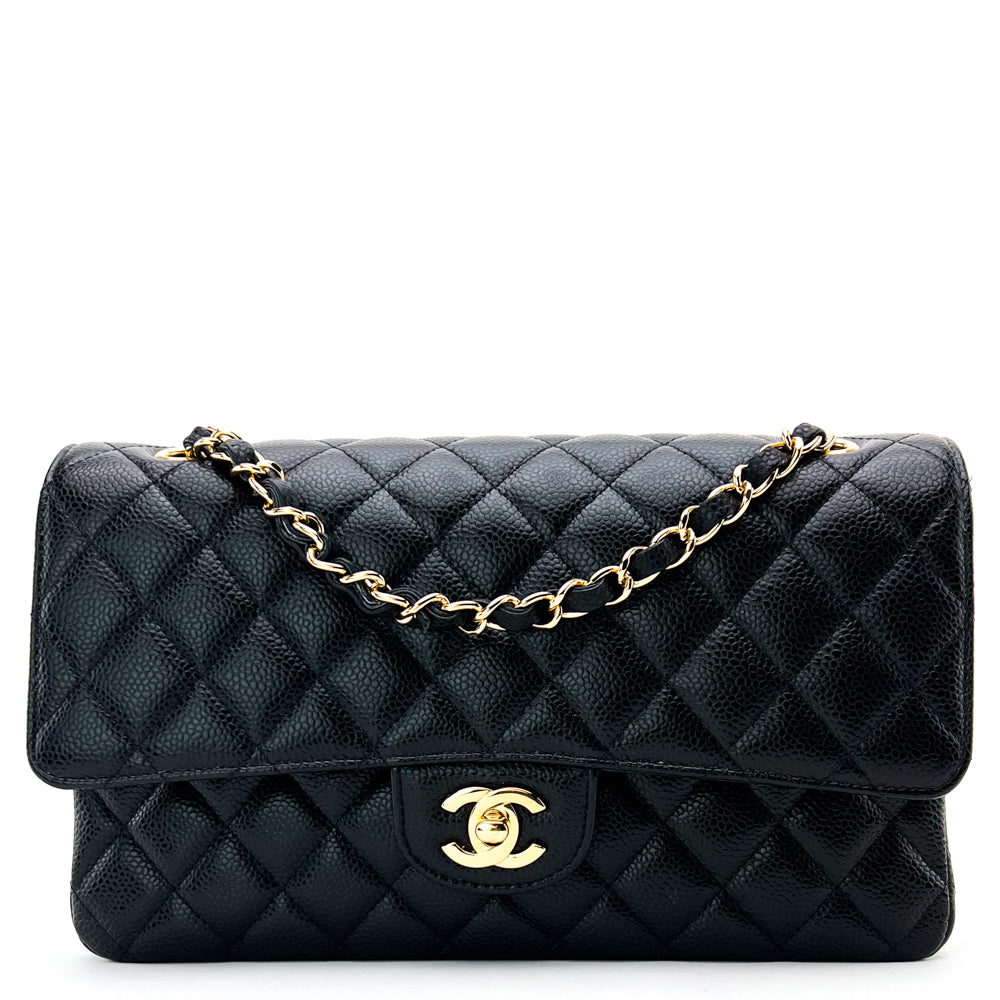 Chanel Black Quilted Jumbo Classic Flap Bag (Authentic Pre-Owned)