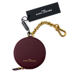 Leather AirPods Chain Case Burgundy Red.