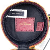 Leather AirPods Chain Case Burgundy Red.