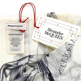 Birds and Ribbon on Skull Print Modal Scarf.