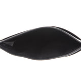 Miu Miu Black Matelassé Leather Crystal Card Holder Wallet