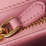 Pink Woven Straw Dots Wallet on Chain Shoulder Bag - LUXYBIT