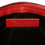 Balenciaga Orange Classic City Clip Pouch Serial Date Code
