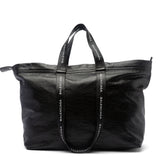Balenciaga Ikea Black Leather Ikea Carry All Shopper Tote Bag
