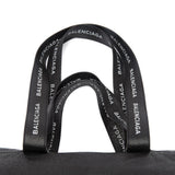 Balenciaga Black Leather Carry All Tote Bag