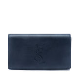 YSL Saint Laurent Navy Blue Belle De Jour Clutch