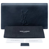 Calfskin Monogram Large Belle De Jour Clutch Dark Blue.