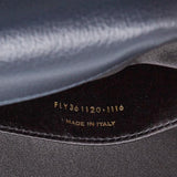 Calfskin Monogram Large Belle De Jour Clutch Dark Blue.