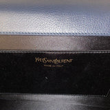 Calfskin Monogram Large Belle De Jour Clutch Dark Blue.