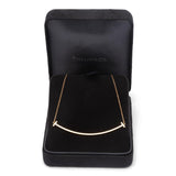 T Smile Pendant Necklace 18K Rose Gold.