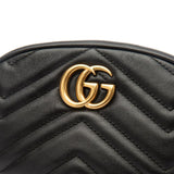 Gucci GG Black Marmont Waist Belt Bag