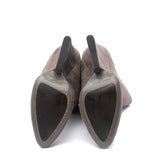 Jimmy Choo Taupe Beige Suede Mid-Calf Macaw Boots 37