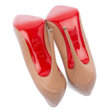 Christian Louboutin Patent So Kate 120 Pumps Nude