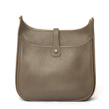 Hermes Gris Etain Evelyne Bag Gold Hardware