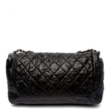 Chanel Black Calfskin Leather Flap Bag