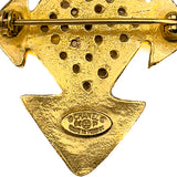 Chanel 1994 Gold Cross Brooch