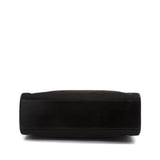 Prada Black Leather and Nylon Boston Bag