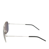 Saint Laurent Aviator Metal Sunglasses Grey