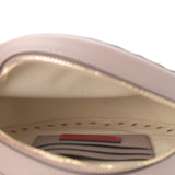 Valentino Poudre Calfskin Leather Rockstud Round Crossbody Bag Interior