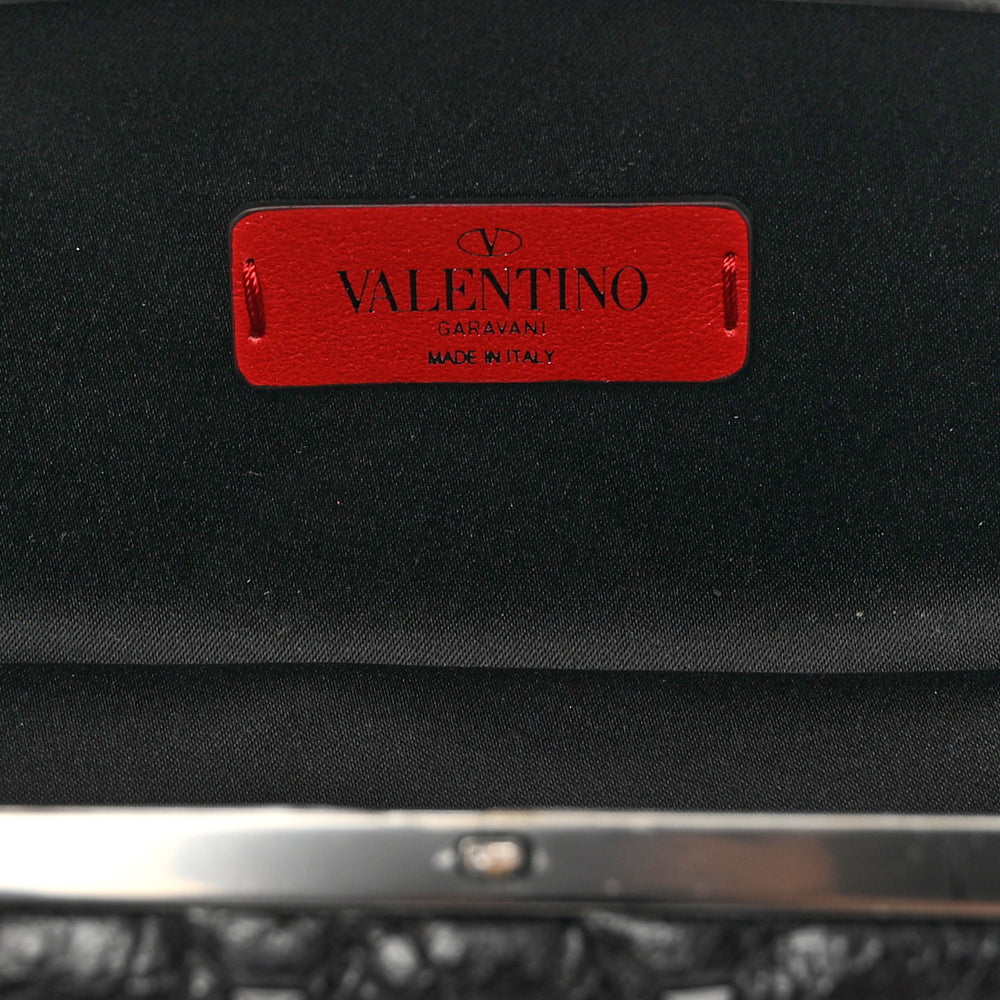 Valentino Rockstud Spike Minaudiere Clutch Bag