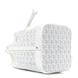 Goyard White Goyardine Petit Flot Bucket Bag PM