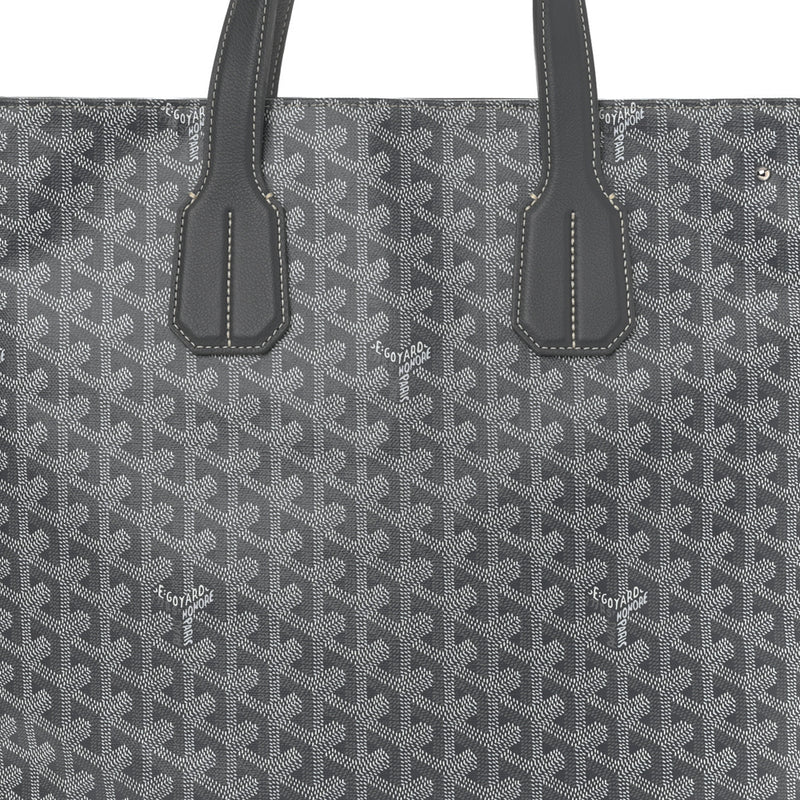 Goyard Grey Goyardine Voltaire Tote Bag