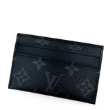 Louis Vuitton Monogram Eclipse Canvas Double Card Holder Made in France NEW