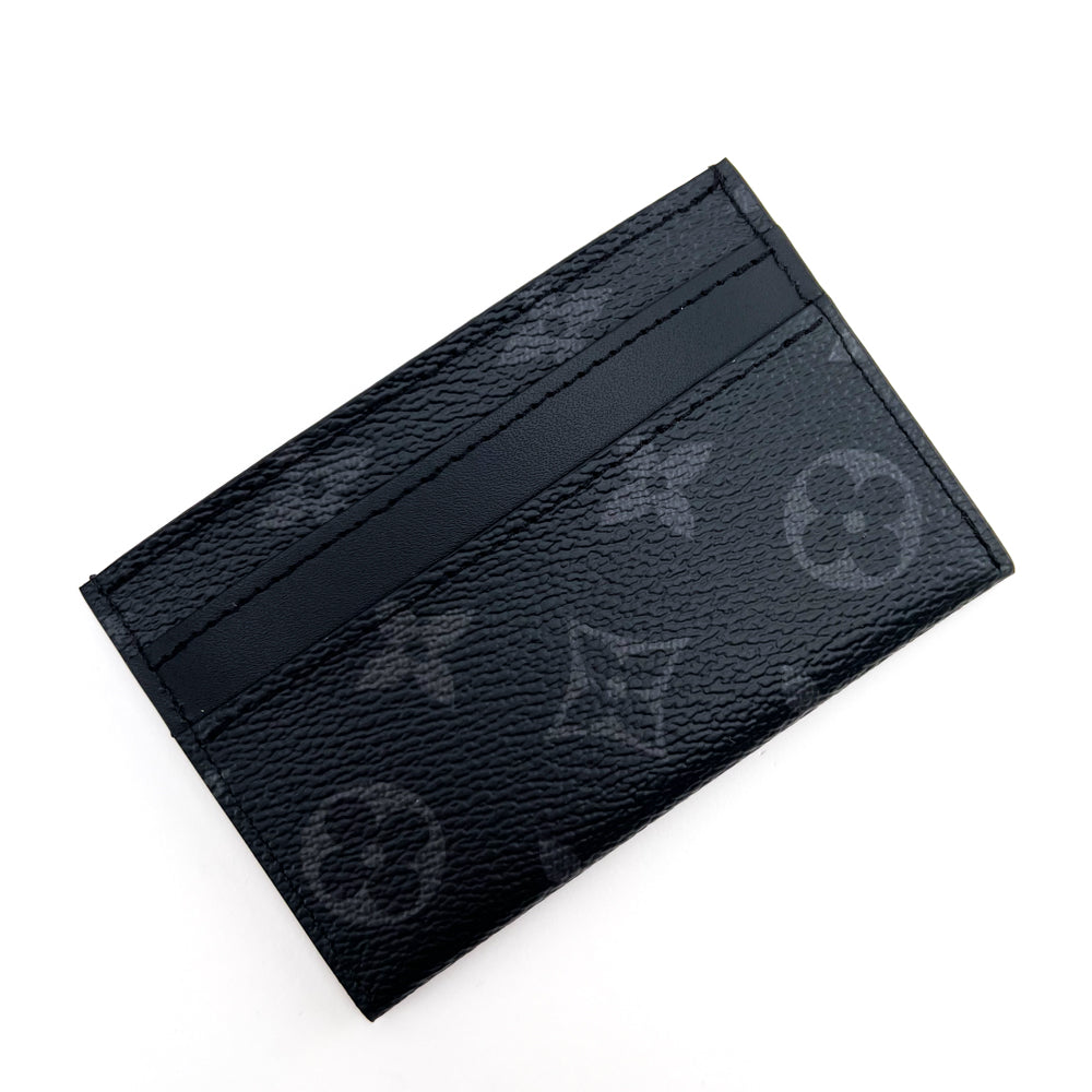 Louis Vuitton, Bags, Louis Vuitton Double Card Holder In Monogram Eclipse  M627