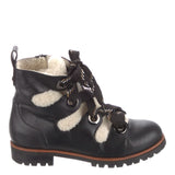 Jimmy Choo Bei shearling-lined lace-up leather ankle boots