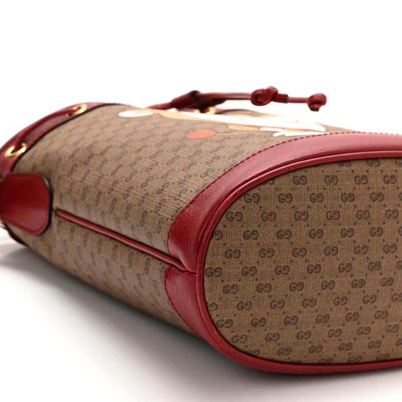 Gucci X DORAEMON Vintage GG Supreme Monogram Bag