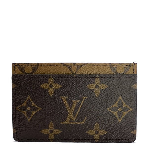 Louis Vuitton Monogram Reverse Canvas Card Holder Wallet M69161
