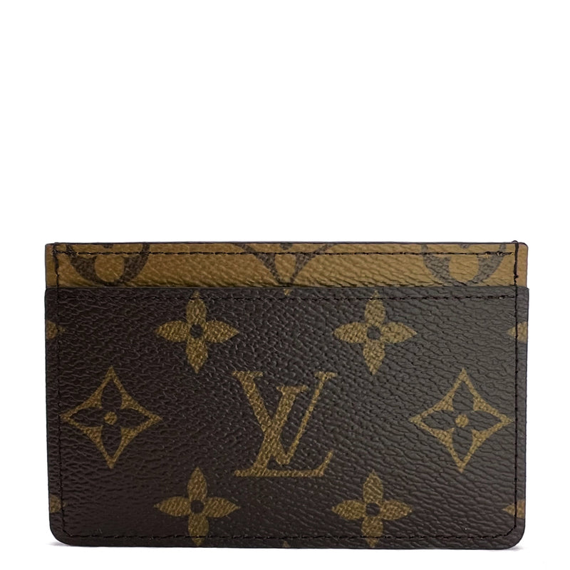 Louis Vuitton Canvas Card Case Reverse Monogram - Luxury In Reach