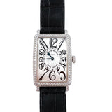 Franck Muller 18k White Gold Long Island Diamond Watch