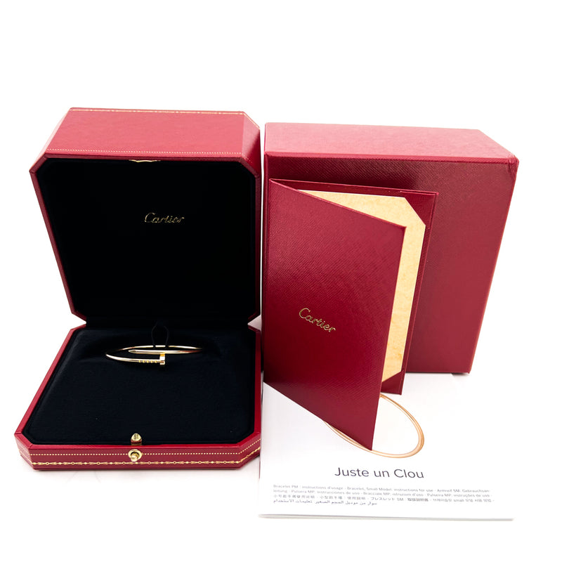 Cartier Yellow Gold Juste Un Clou Bracelet Small Model - Luxybit