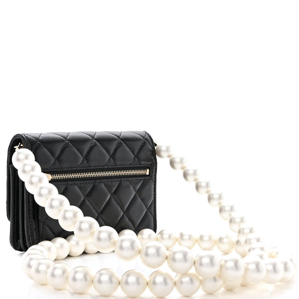 Chanel Black Leather WOC Bag