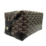 Goyard Black Goyardine Bowling 25 Toiletry Bag