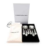 Alessandra Rich Heart Earrings