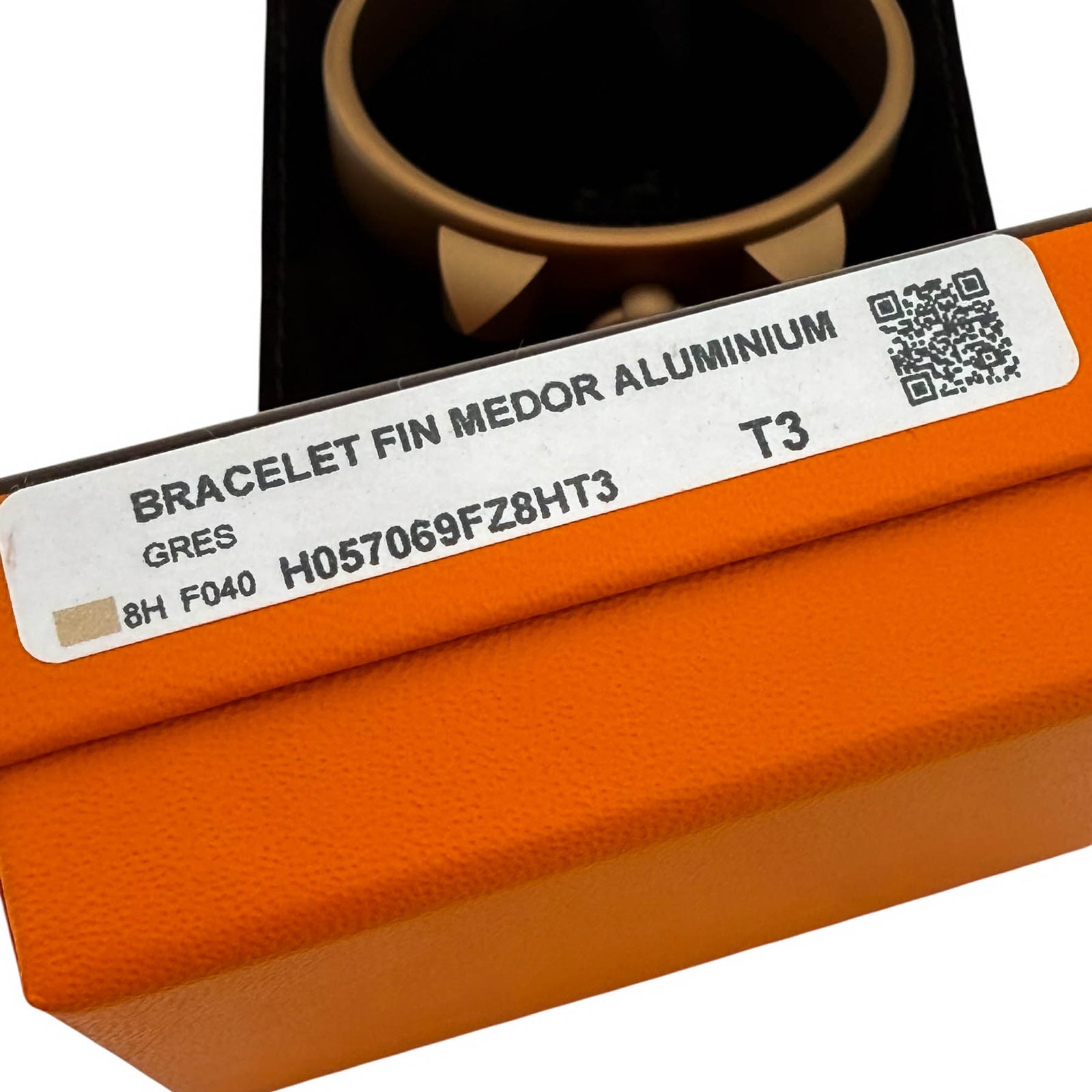 Hermes Gres Aluminium Sunset Medor Bracelet T3