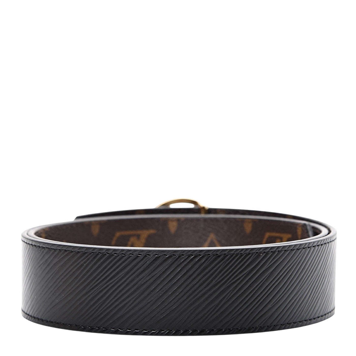 Louis Vuitton Monogram Epi LV Circle Reversible Belt 80 32 display picture 2
