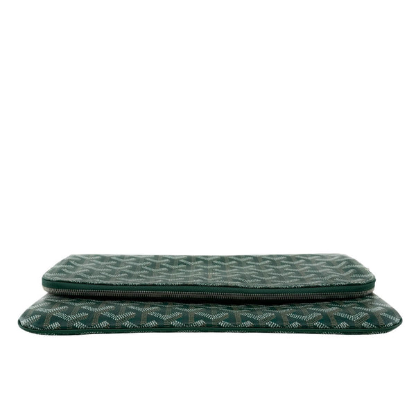 Goyard Green Sainte-Marie MM Foldable Clutch Bag