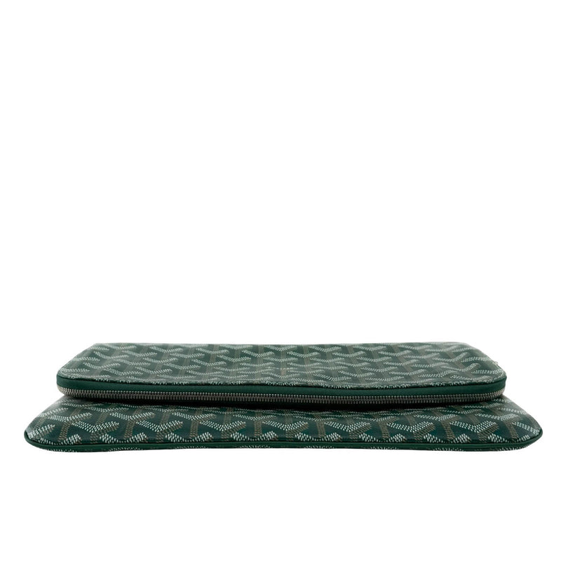 Goyard Green Sainte-Marie MM Foldable Clutch Bag