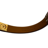 Hermes Gold Swift Leather Rivale Mini Bracelet