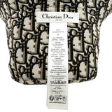 Christian Dior Black Nylon Oblique Reversible Teddy-D Brim Bucket Hat