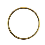 Hermes Beige and Blue Enamel Printed Extra Narrow Zebres De Tanzanie Bangle Bracelet 65