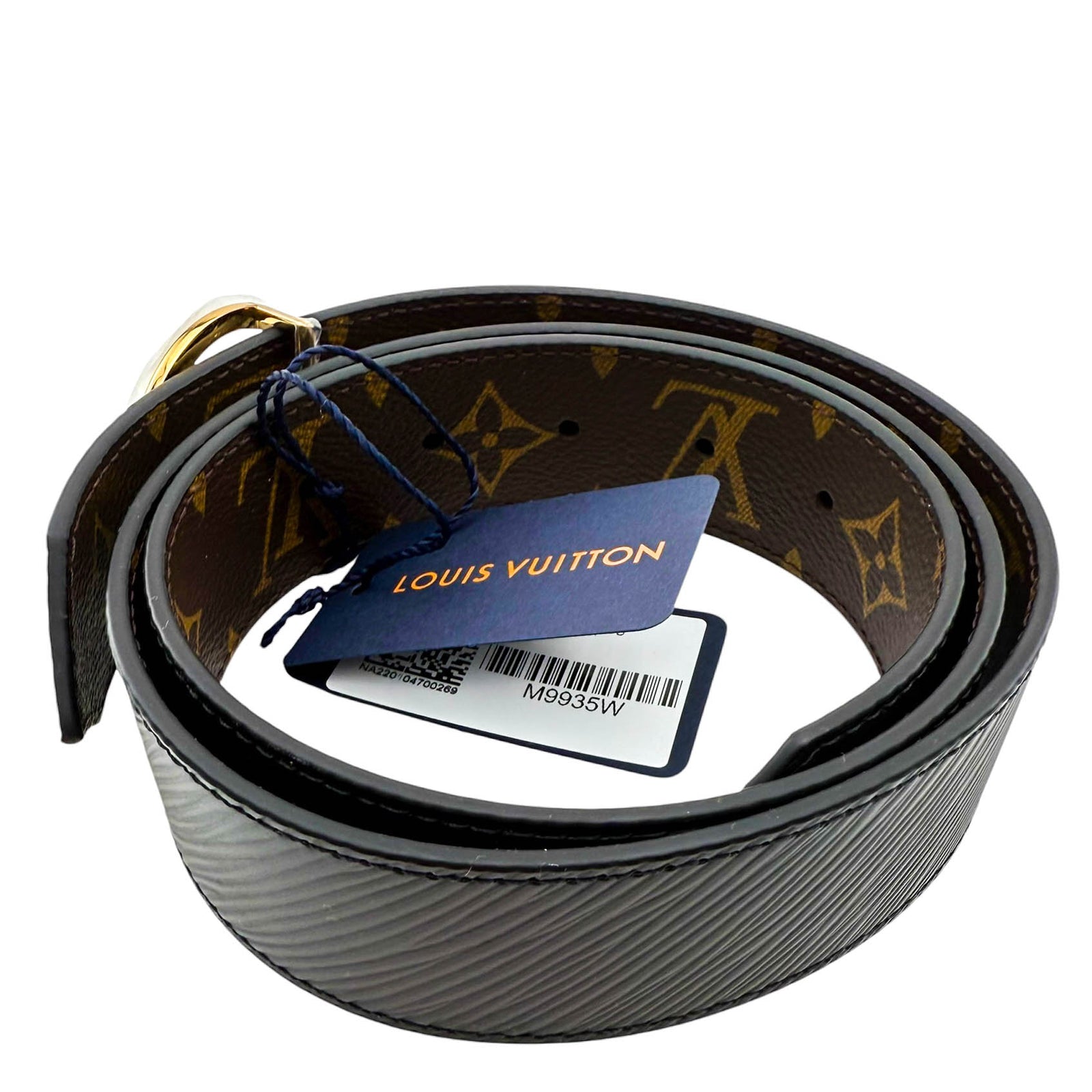 Louis Vuitton Ceinture LV Circle Reversible Belt 80 Louis Vuitton Monogram Epi LV Circle Reversible Belt 80 32 main image 3