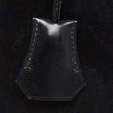 Box Leather Palladium Plated Kelly Sellier 32 Black Bag.