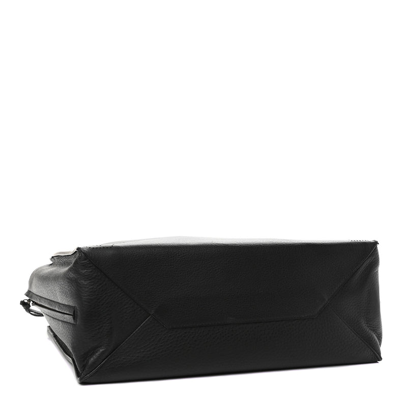 Balenciaga  Black Papier Za Blackout B4 Perforated Tote